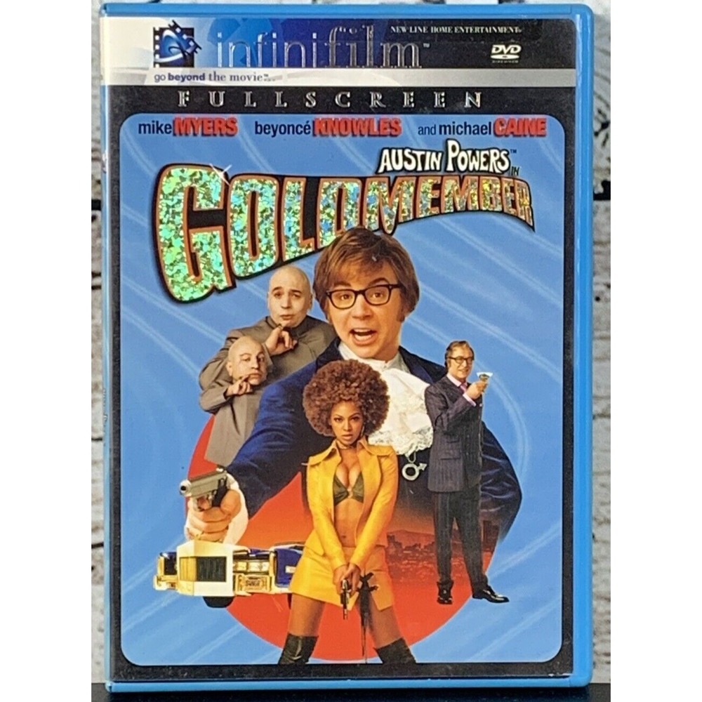 Austin Powers in Goldmember (DVD, 2002, Full Frame Infinifilm Series) Mike Myers